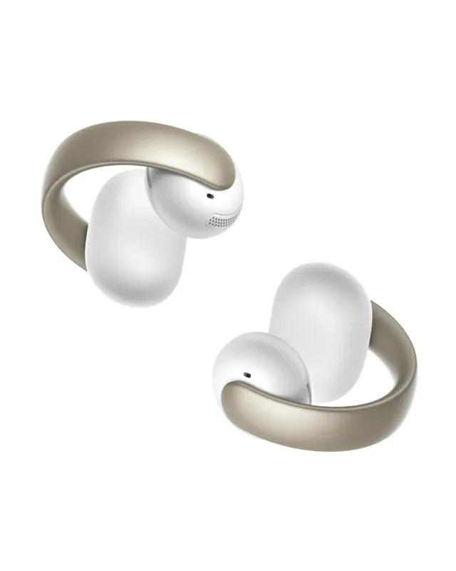 Soundcore AeroClip écouteurs ouverts champagne clip