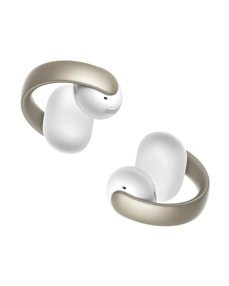 Soundcore AeroClip écouteurs ouverts champagne clip