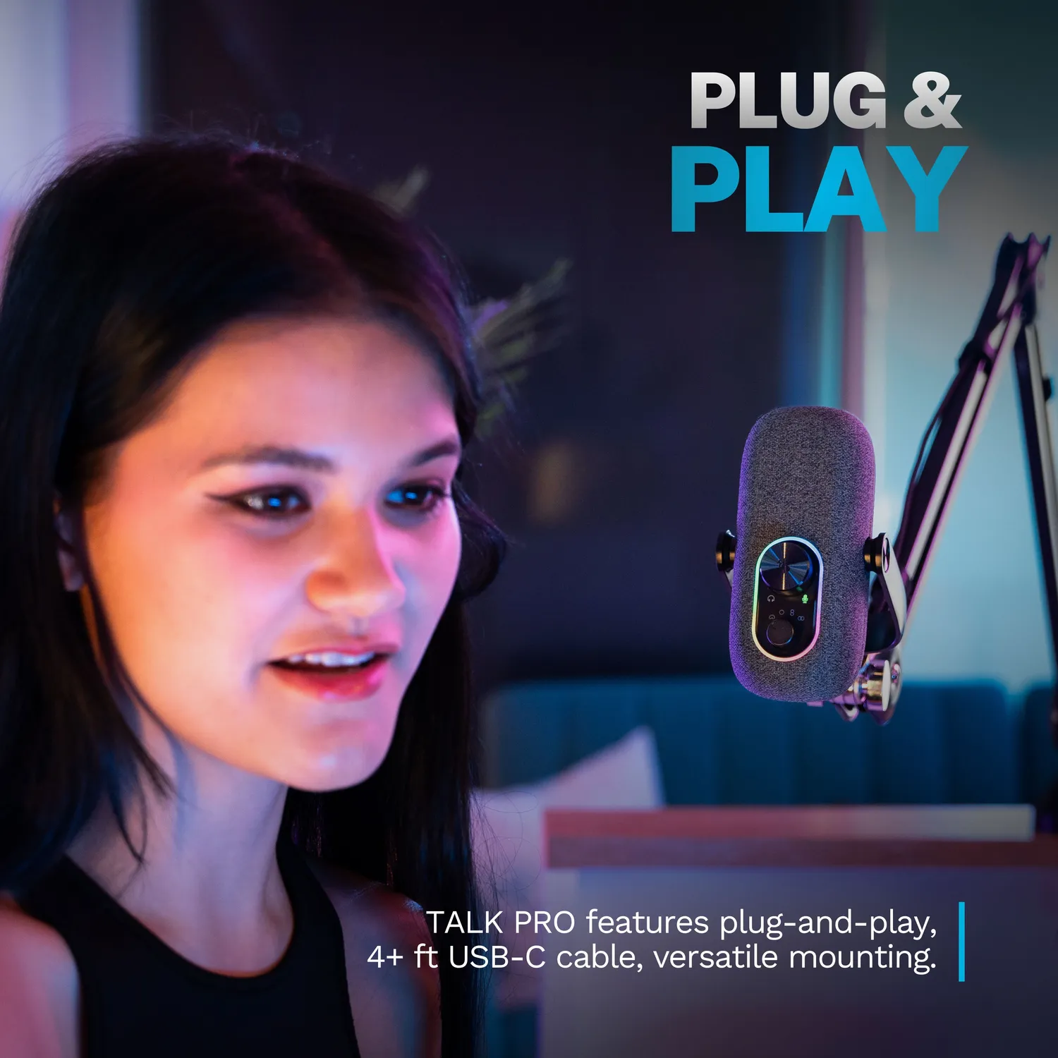 JLab Epic Talk micro USB blanc 192kHz 4 modes