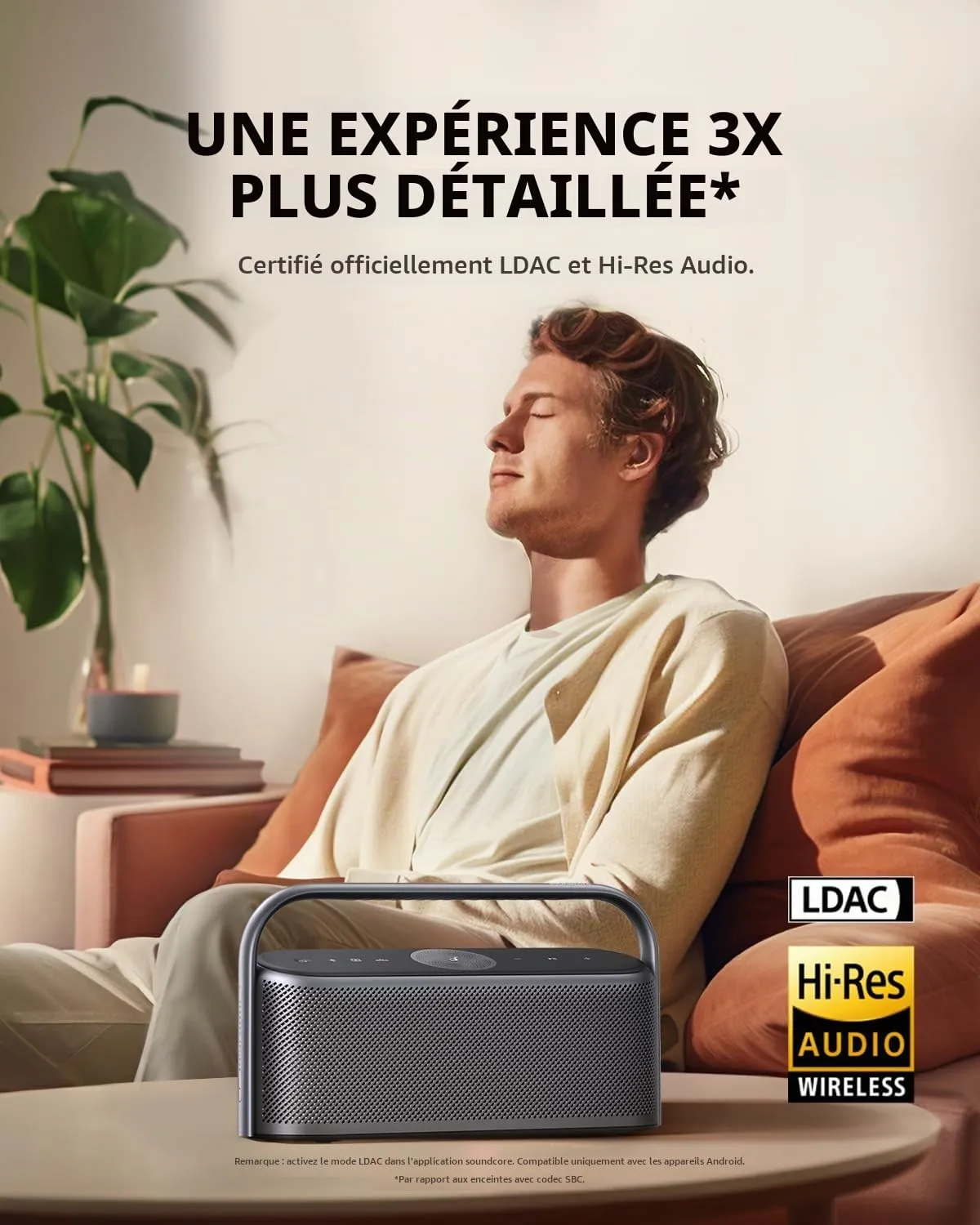 Soundcore Motion X600 enceinte bluetooth noir 50W spatial