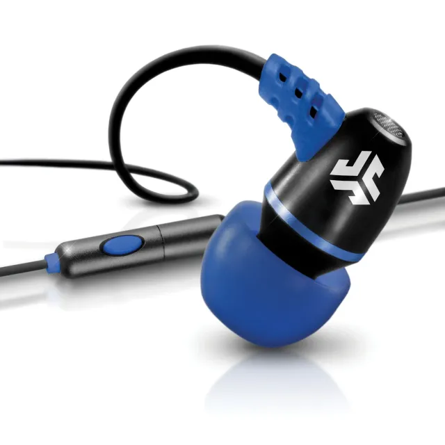 JLab GO Metal écouteurs filaires bleu noir micro