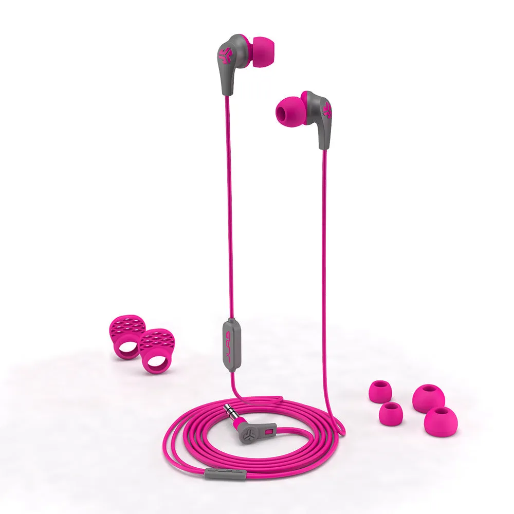 JLab JBuds Pro Signature écouteurs filaires rose micro