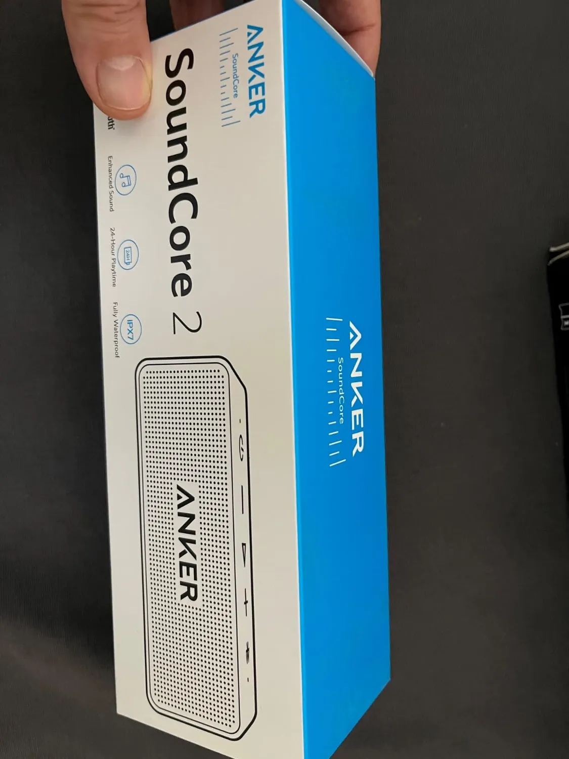 Soundcore 2 enceinte bluetooth noir 24h basses