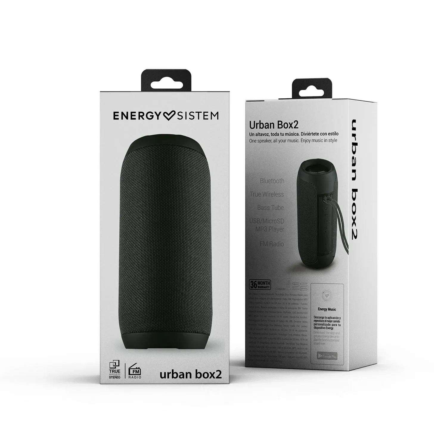 Energy Sistem Urban Box 2 enceinte Bluetooth onyx TWS