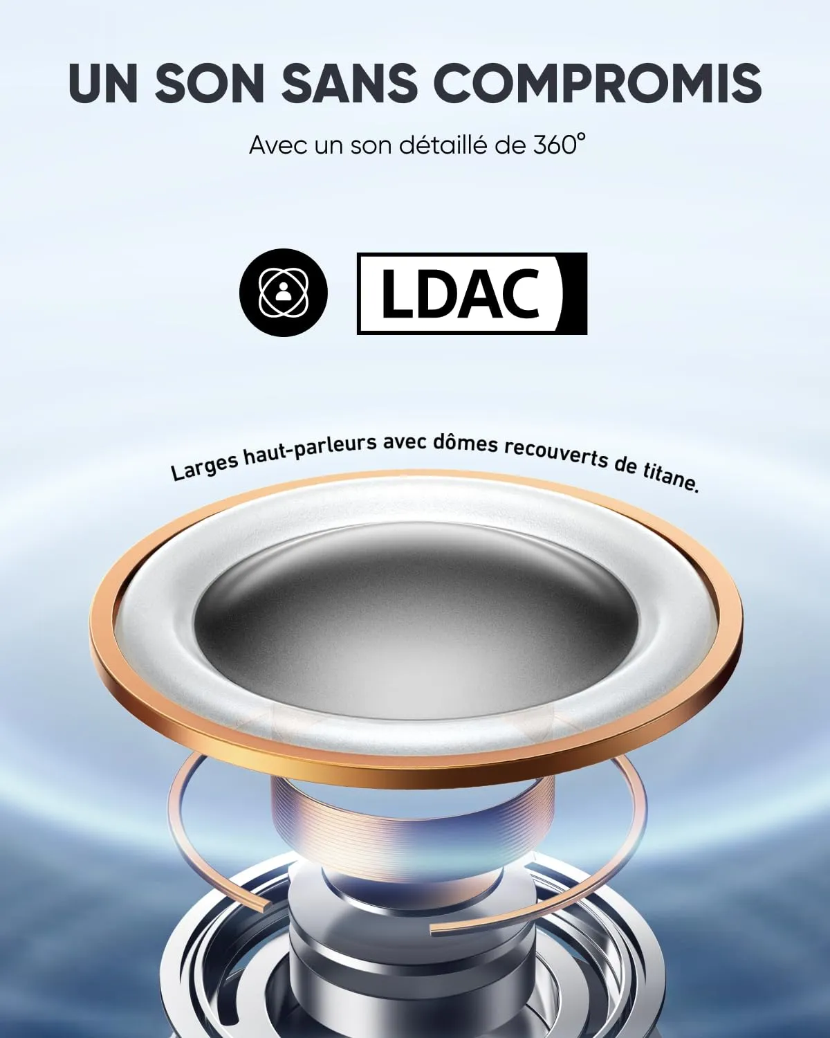Soundcore AeroFit Pro écouteurs ouverts LDAC