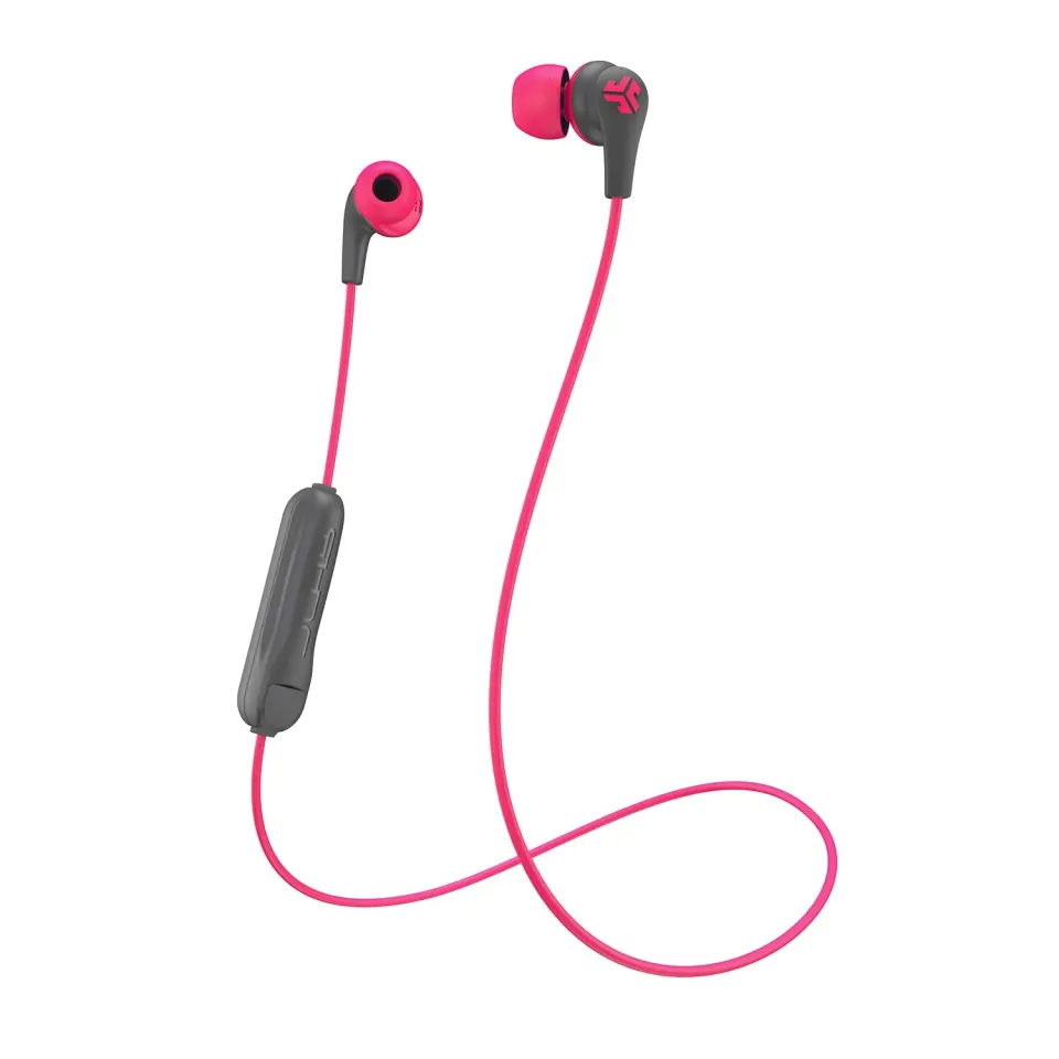 JLab JBuds Pro écouteurs tour de cou rose 10h