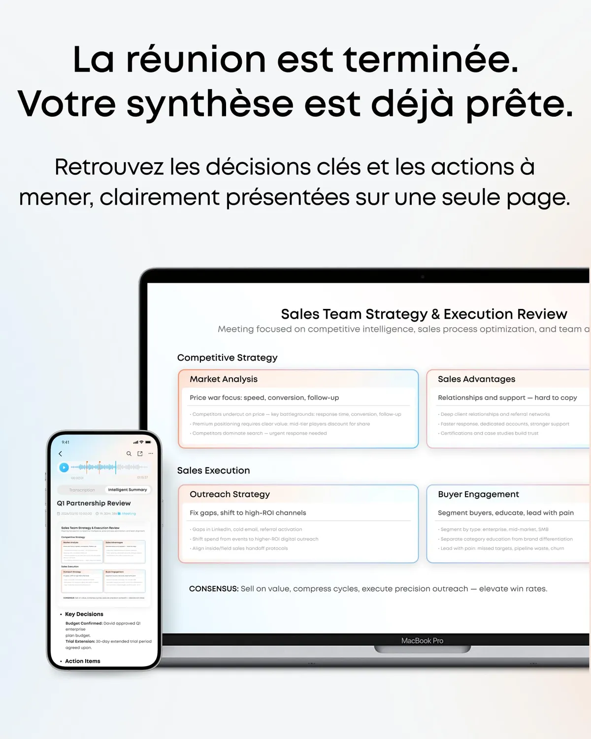 soundcore Work enregistreur vocal 64 Go noir minuit IA