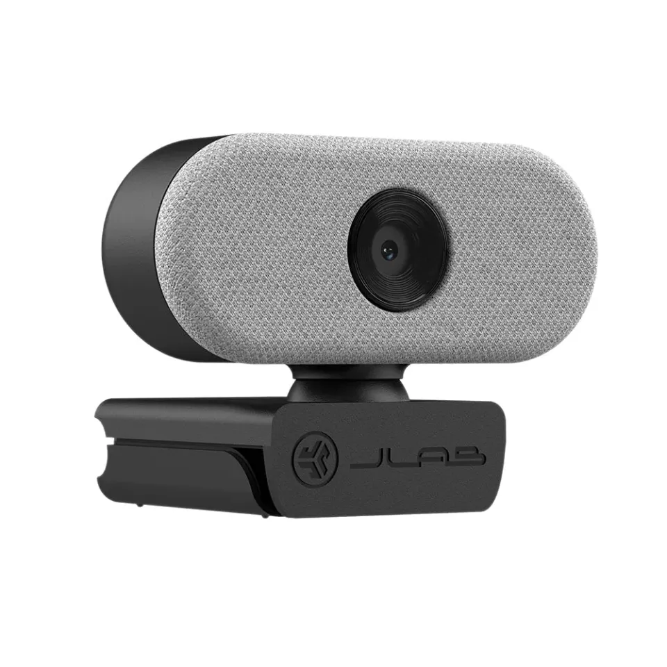 JLab Go Cam webcam 1080p blanche USB-A 30 fps