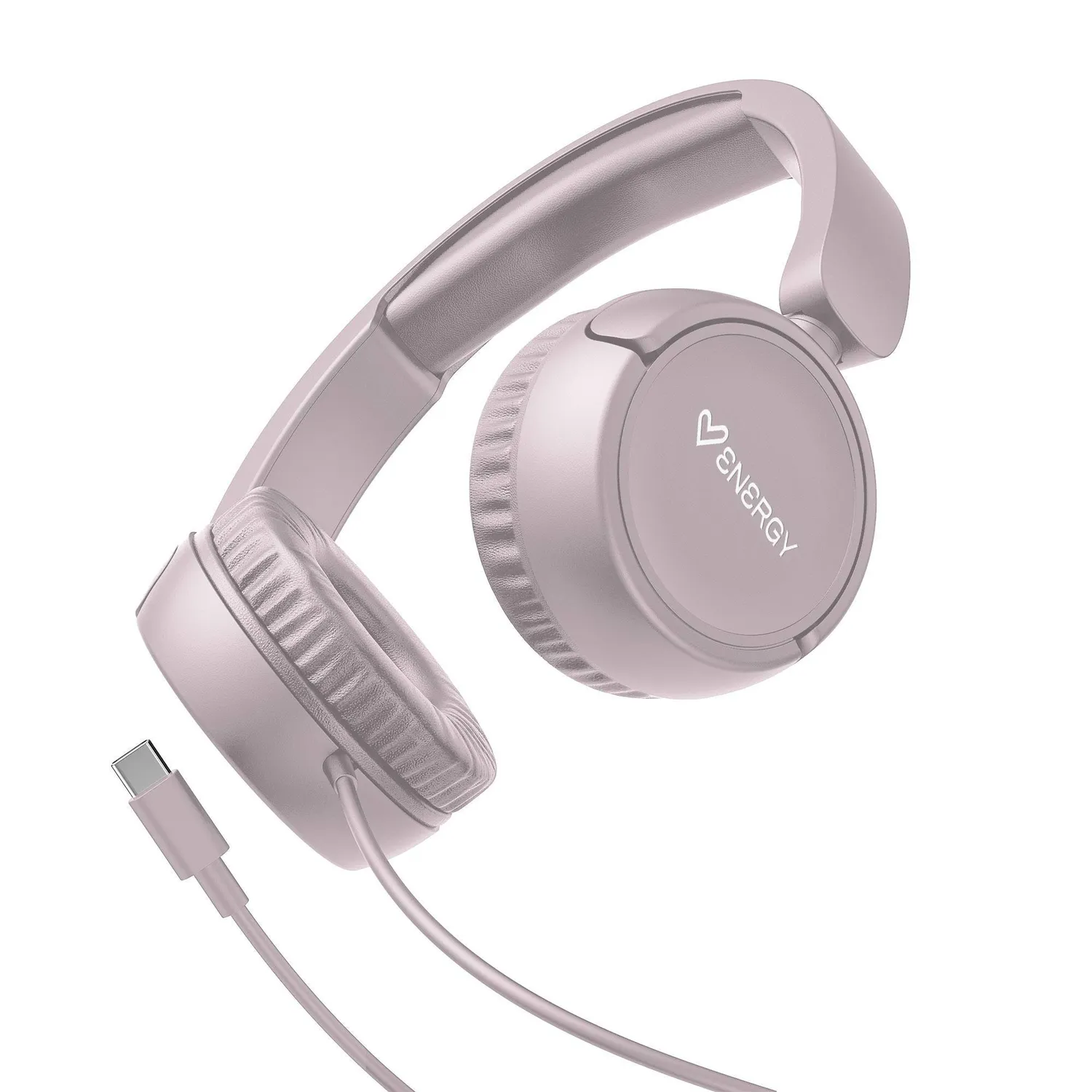Energy Sistem Urban Headphones Type C casque rose USB-C Deep Bass