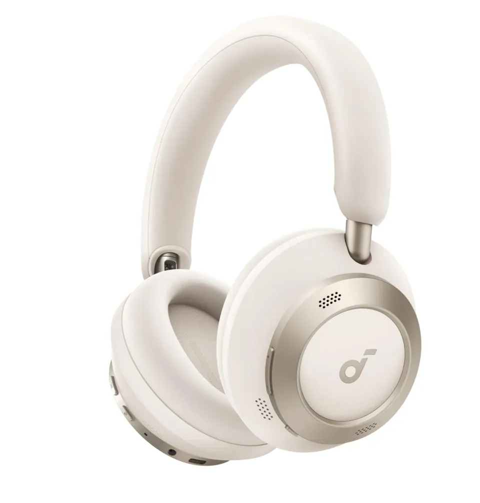 soundcore Space One Pro casque bluetooth blanc crème 60h