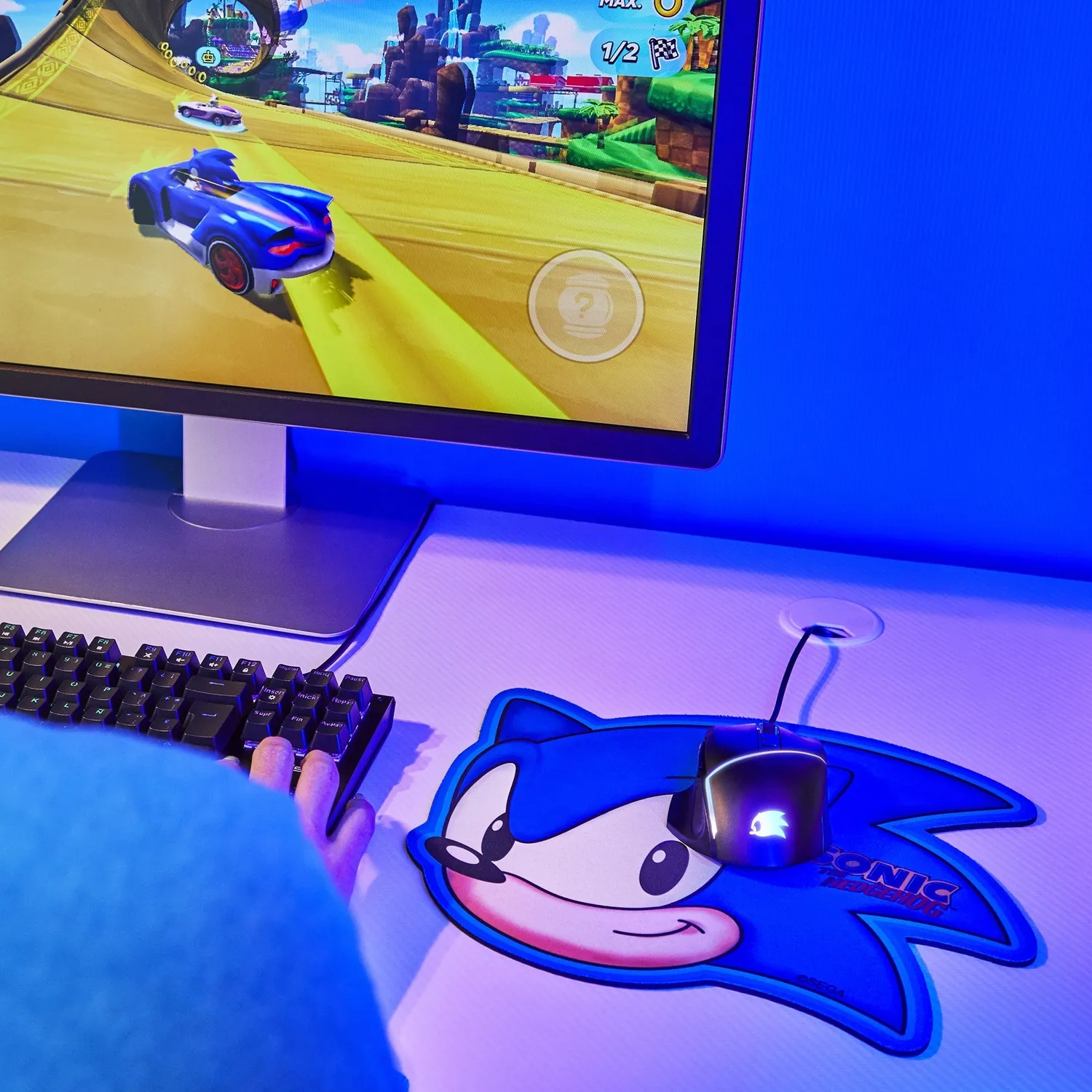 Energy Sistem ESG M2 Sonic souris gaming aqua RGB
