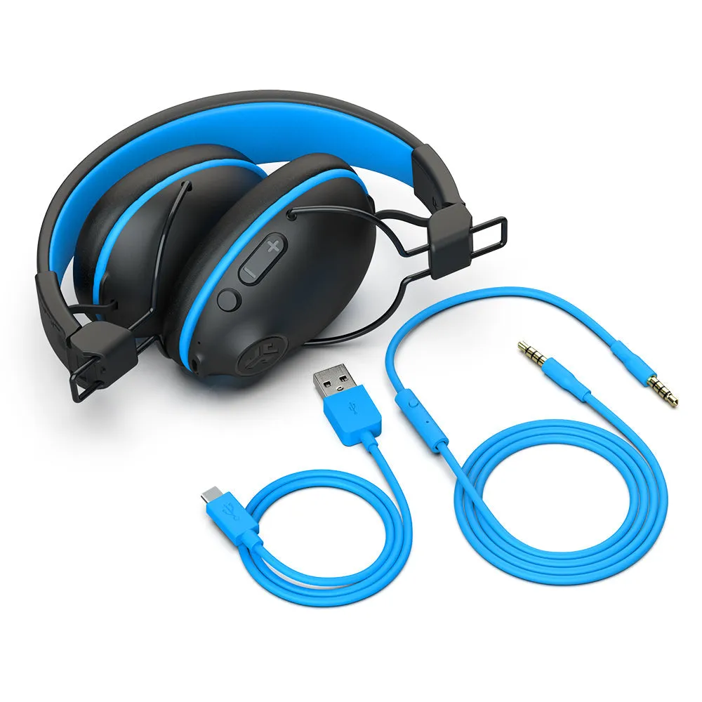 JLab JBuddies Pro casque enfant bluetooth bleu 35h