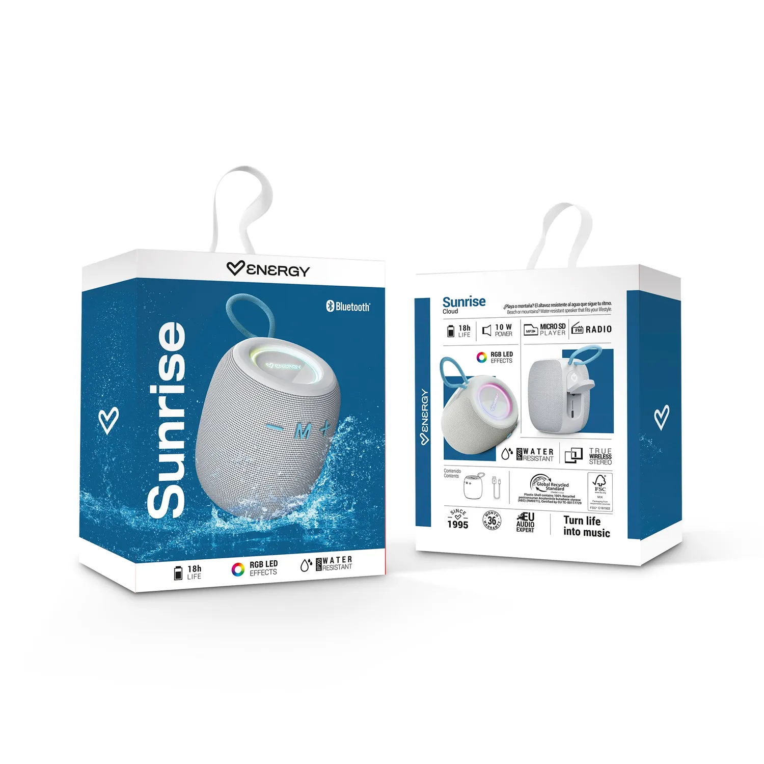 Energy Sistem Sunrise enceinte bluetooth cloud 18h