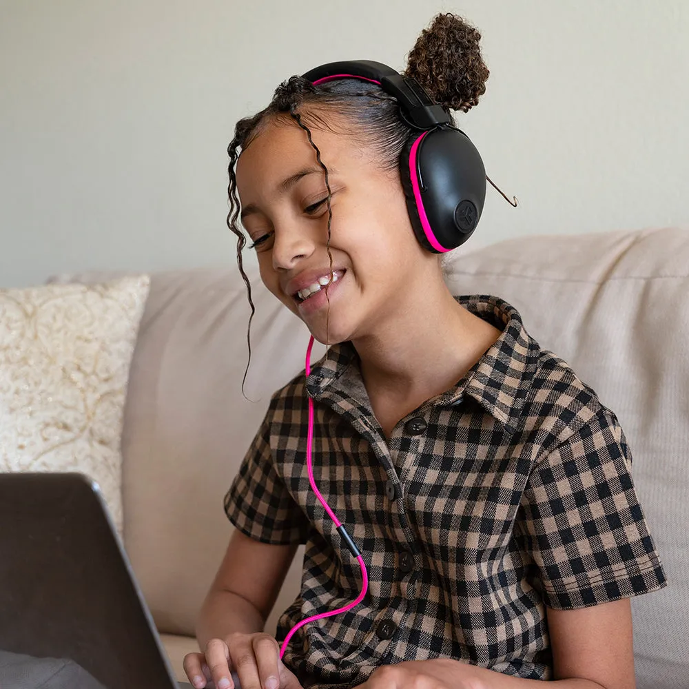 JLab JBuddies Pro casque filaire enfant rose 85dB