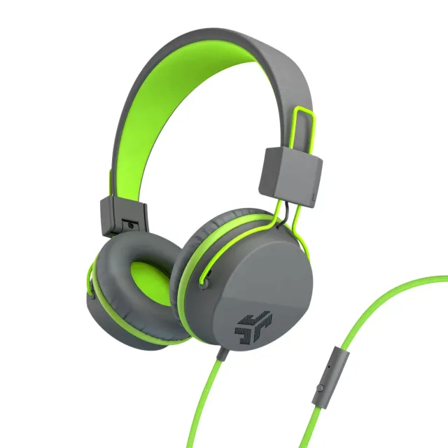 JLab Neon casque filaire supra-auriculaire graphite lime pliable