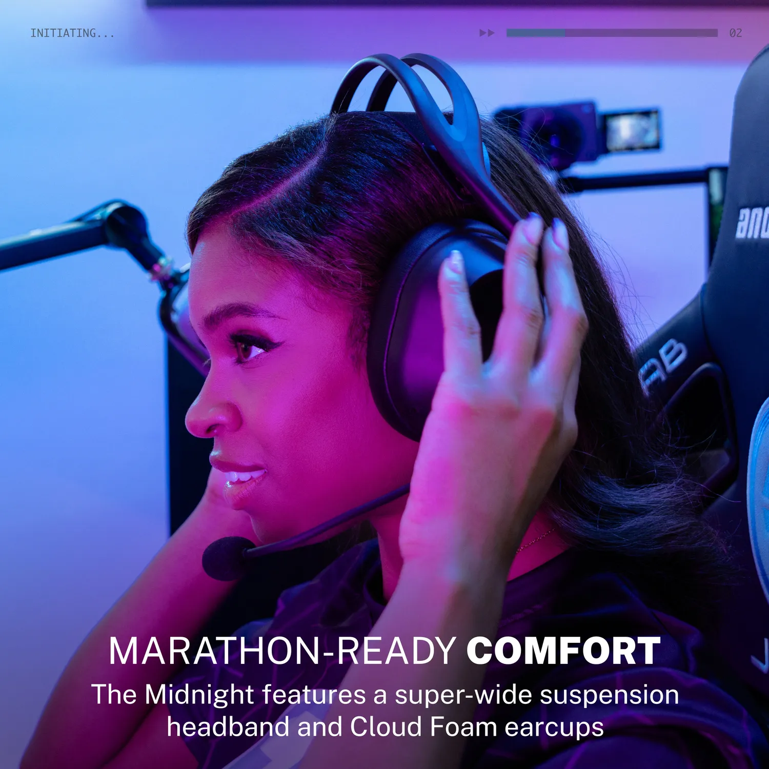 JLab Midnight Wireless casque gaming noir 100h