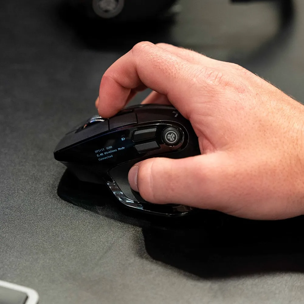 JLab Epic souris sans fil noire 3 appareils OLED