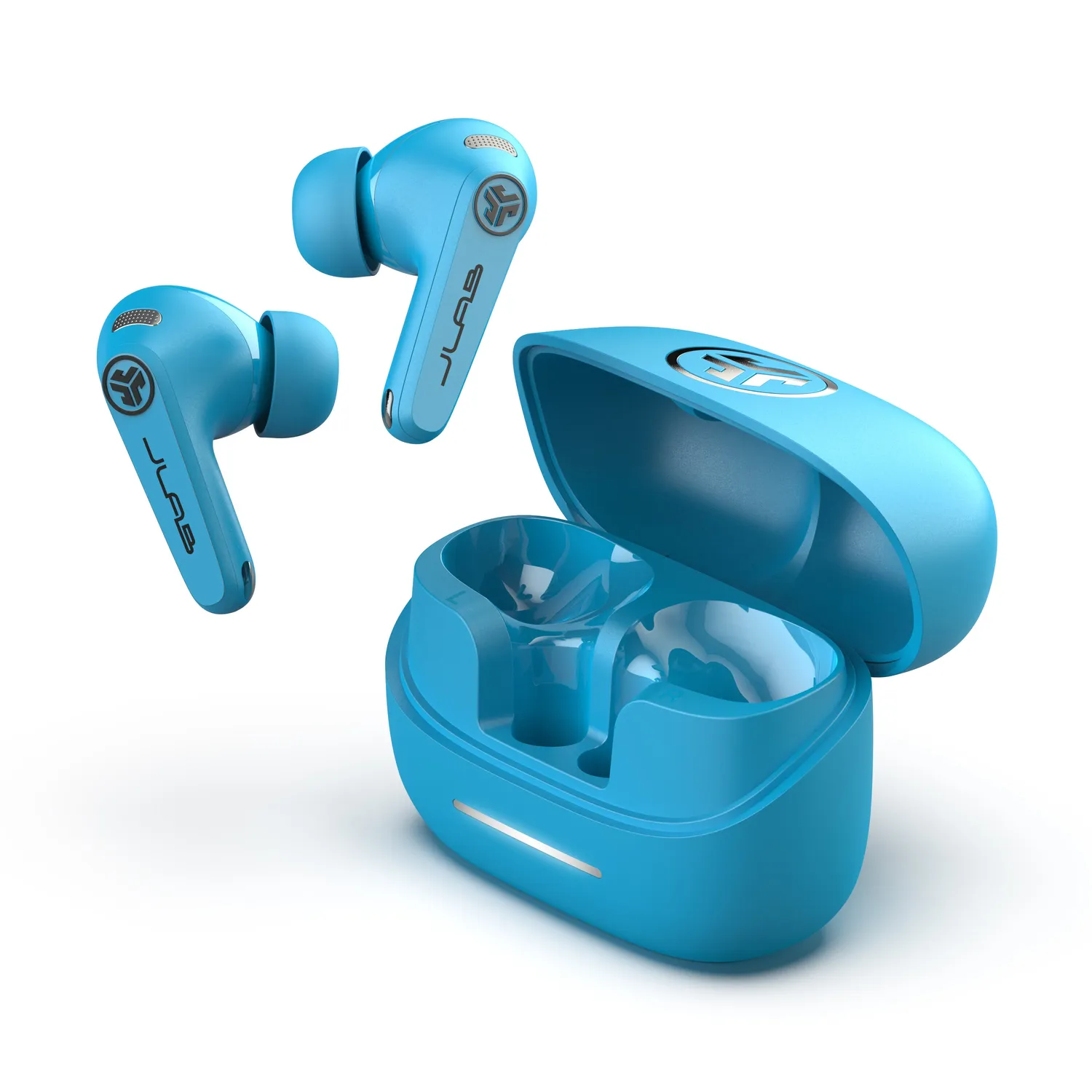 JLab JBuds Pods ANC ecouteurs bluetooth bleu 56h