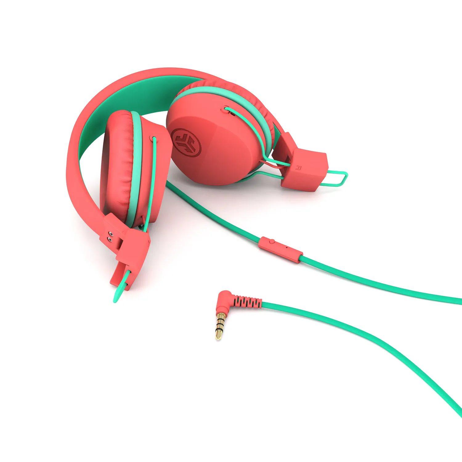 JLab JBuddies Studio casque enfant filaire pêche 85dB