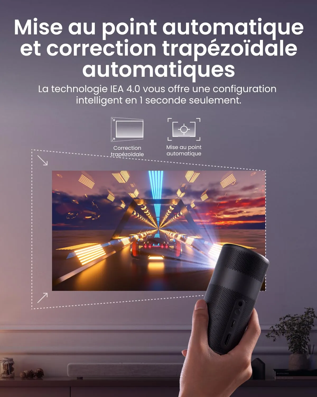 Nebula Capsule Air mini projecteur Google TV 720p 2H