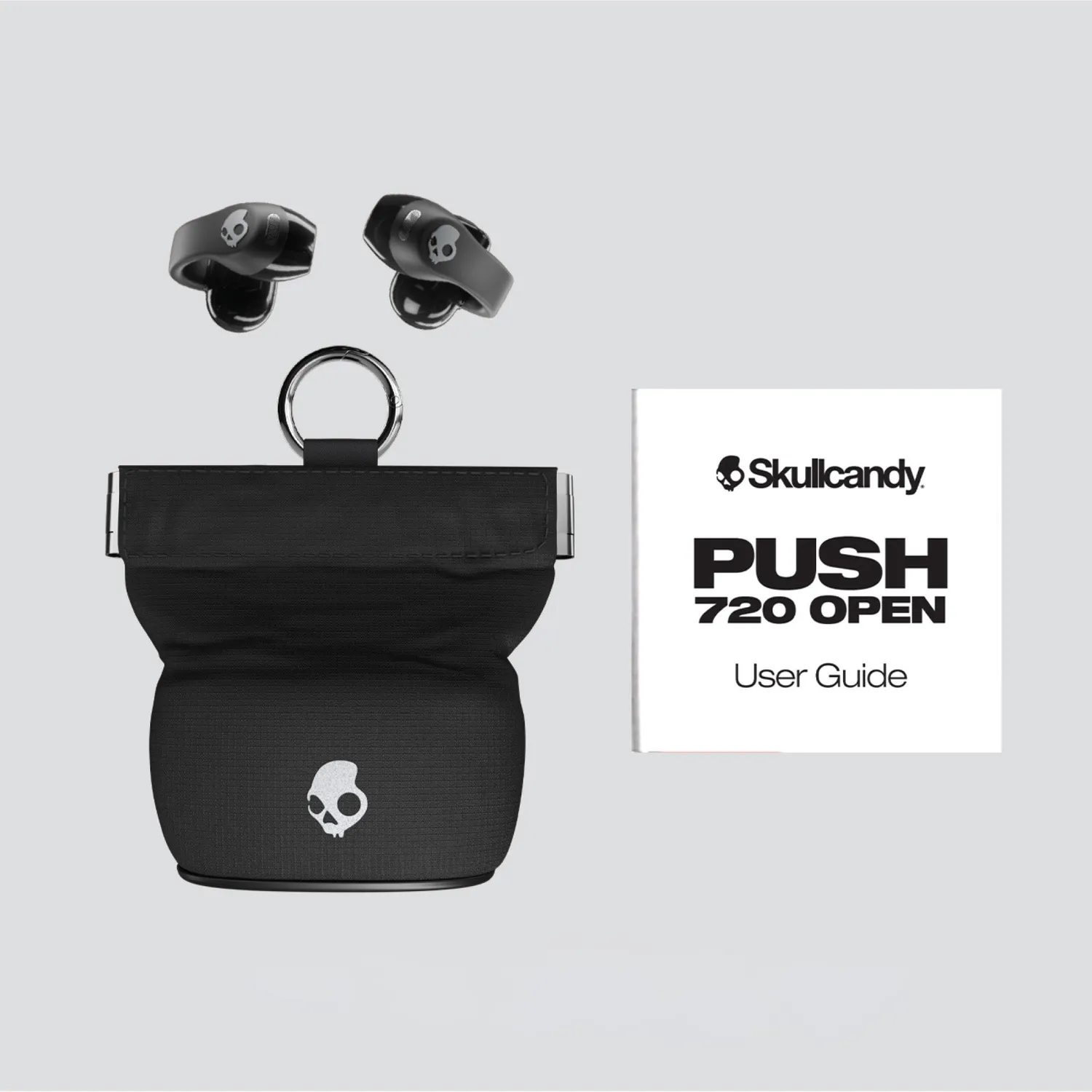 Skullcandy Push 720 Open écouteurs sans fil Bone/Gold ouverts