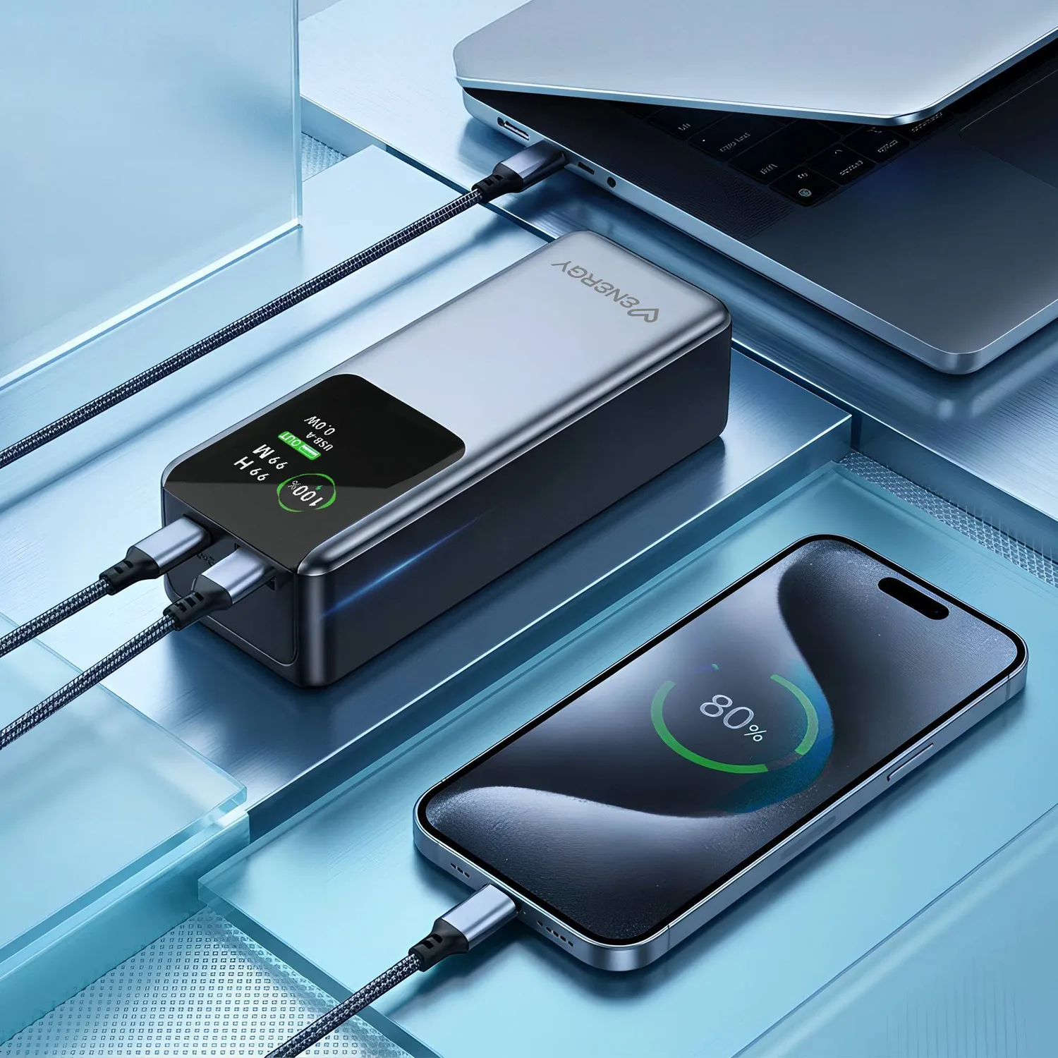 Energy Sistem Display Powerbank Pro batterie 20000 mAh 100W