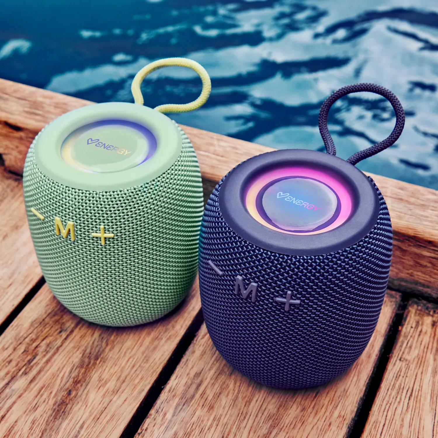 Energy Sistem Bloom enceinte bluetooth navy LED 18h