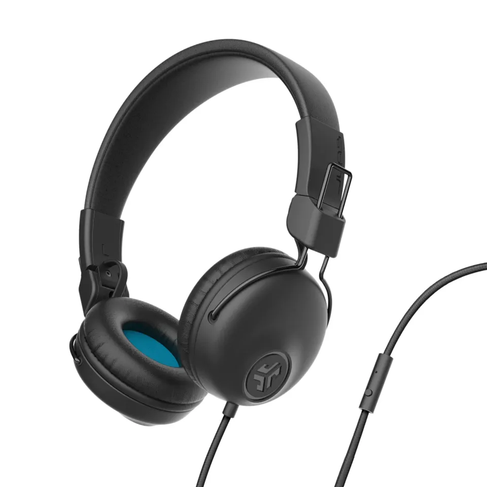 JLab Studio casque filaire noir jack 3,5 mm pliable