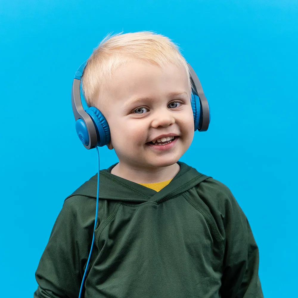 JLab JBuddies Folding casque enfant filaire bleu 85dB