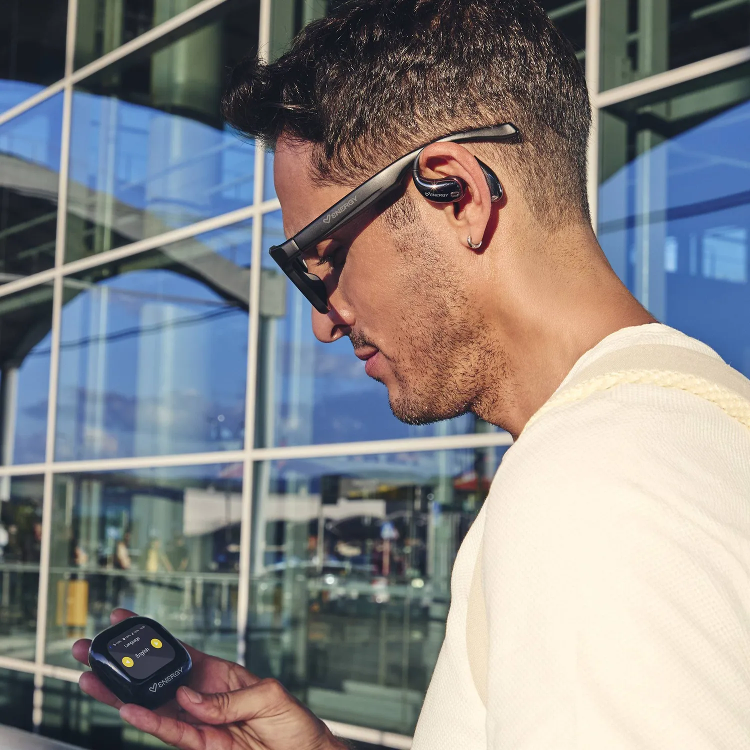 Energy Sistem OpenVoice Translation écouteurs noir 30 h IA
