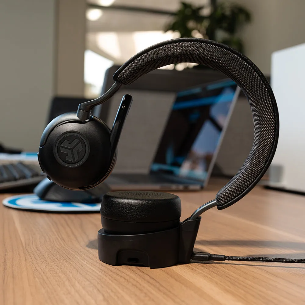 JLab Epic Work ANC casque bluetooth on-ear noir 90h