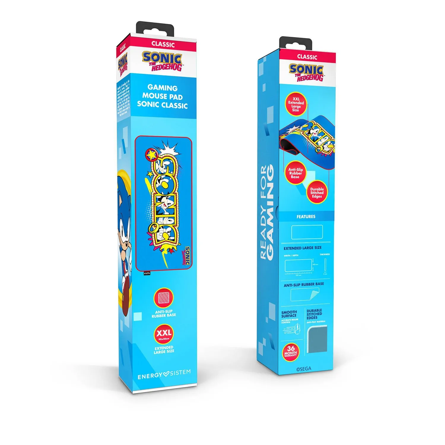 Energy Sistem ESG Sonic Classic tapis gaming XXL 900mm