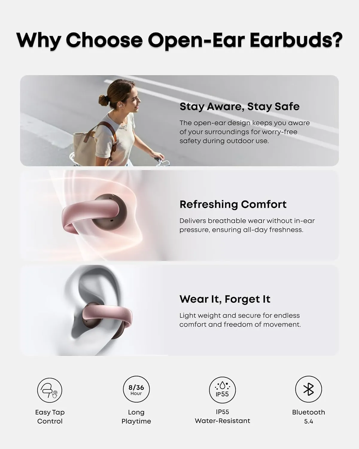 Soundcore by Anker V20i écouteurs open-ear noir