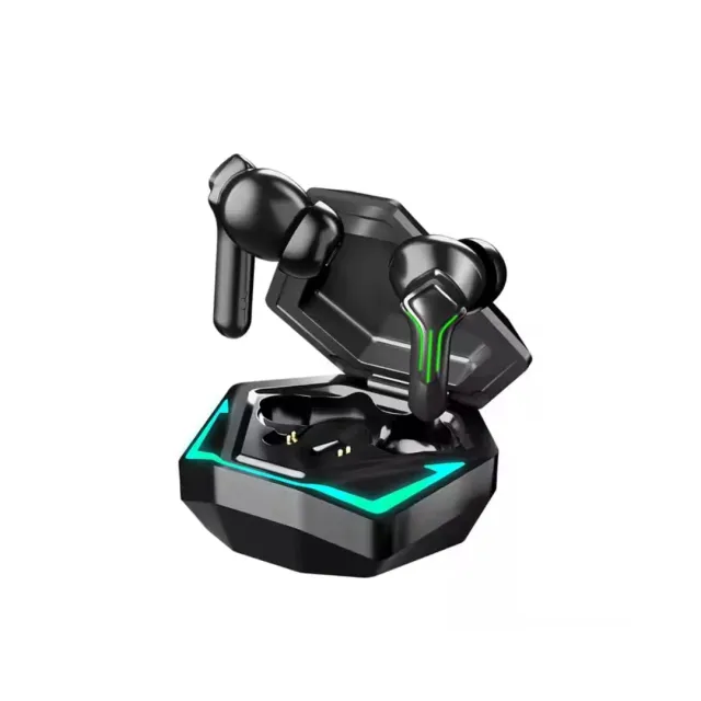 Soundswealth écouteurs gaming bluetooth 5.4 noir 25h