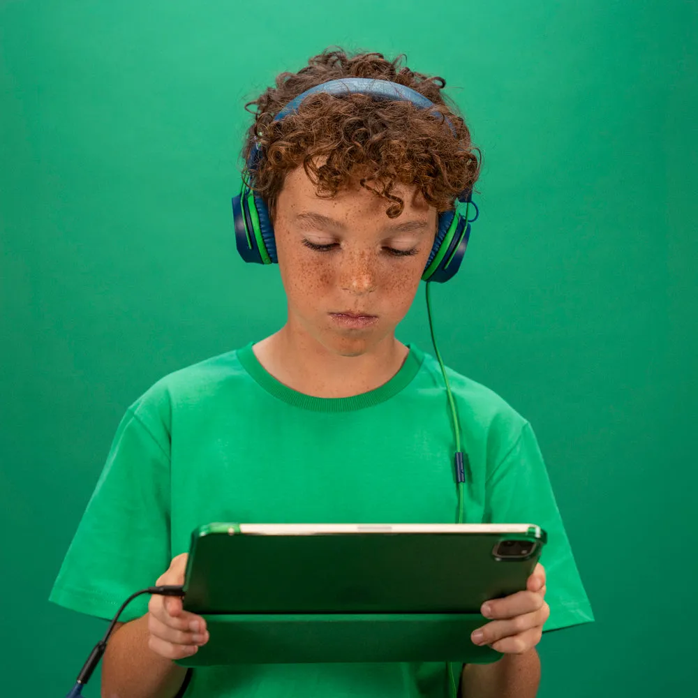 JLab JBuddies Studio casque enfant filaire vert 85dB