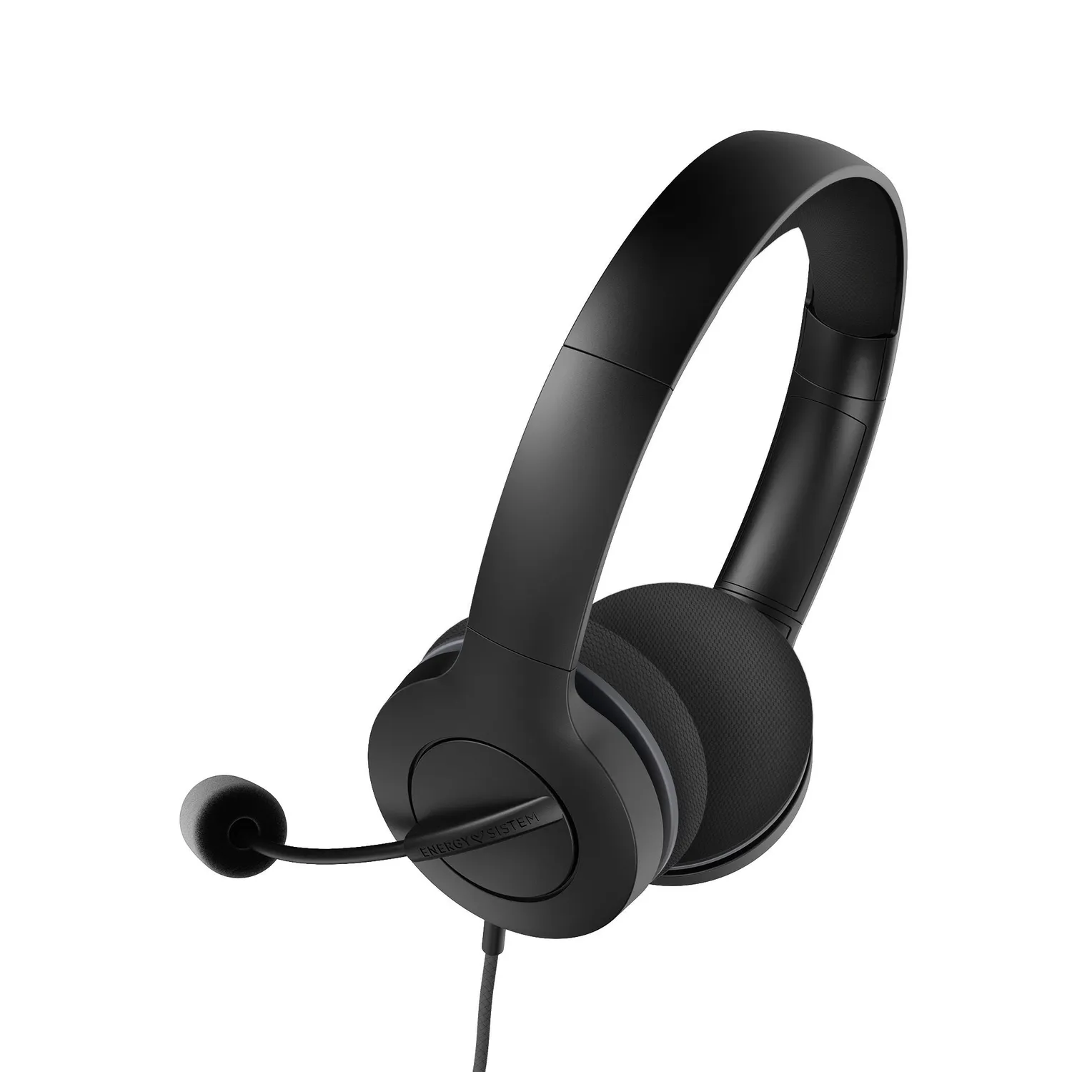 Energy Sistem Office 3 casque micro noir jack USB visio