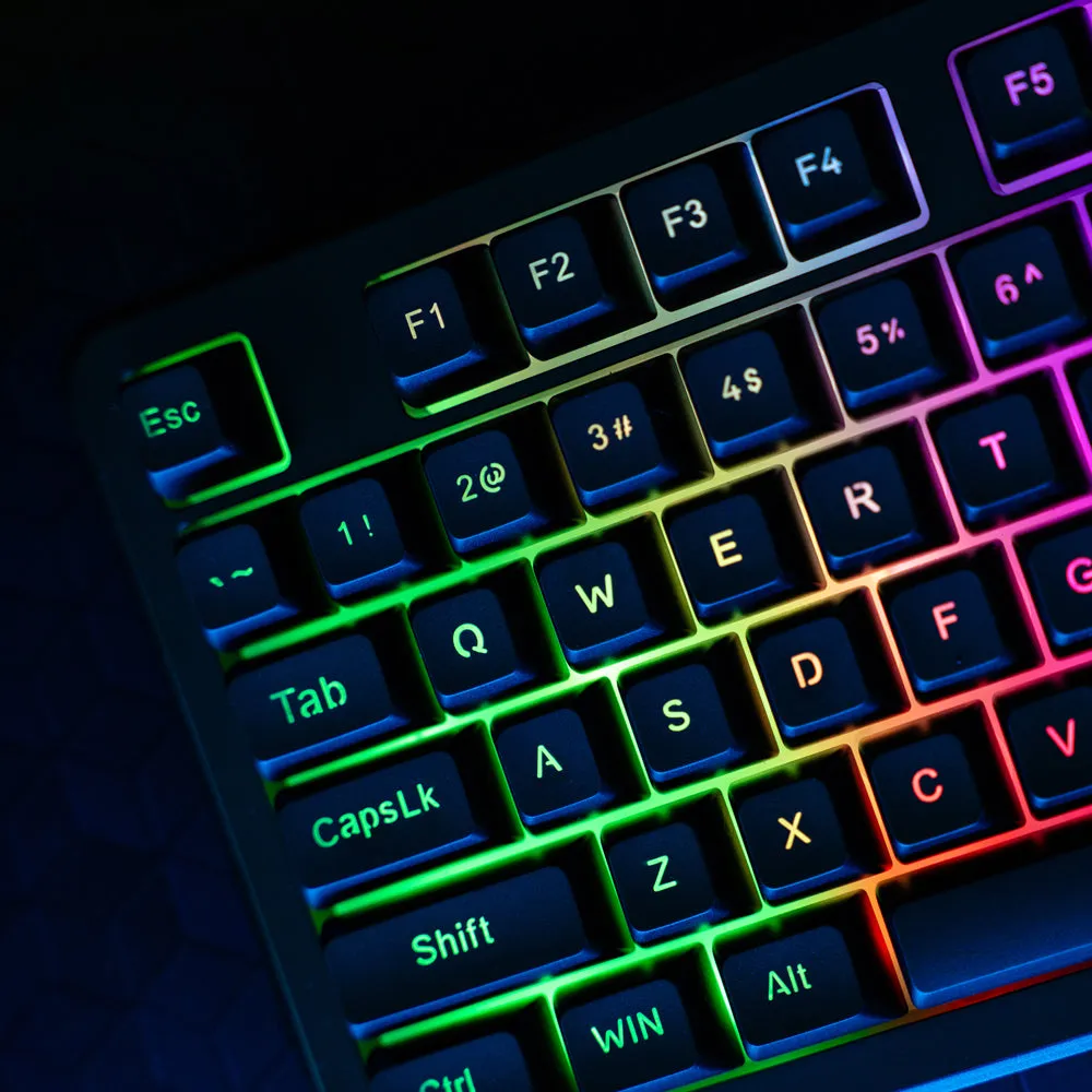 JLab Nightfall clavier gaming filaire noir 104 touches