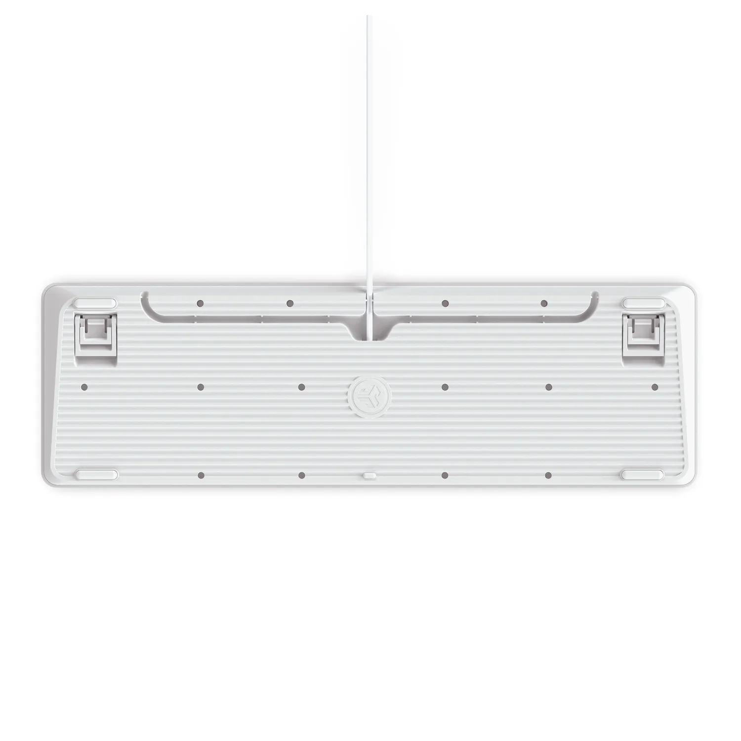 JLab Nightfall clavier gaming filaire blanc 104 touches