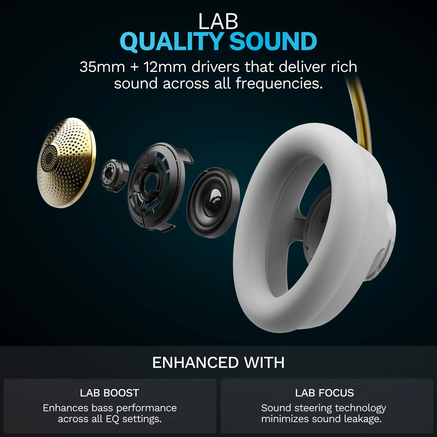 JLab JBuds Open casque ouvert cloud 24h multipoint