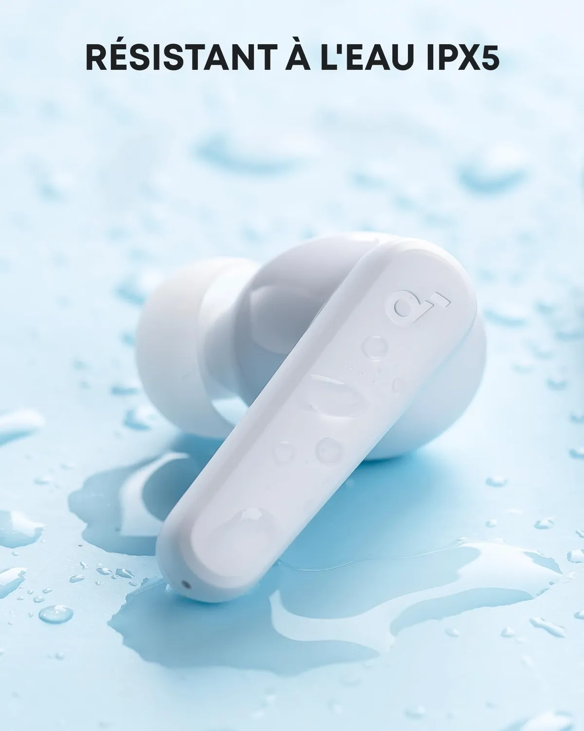 Soundcore P20i écouteurs bluetooth blanc basses