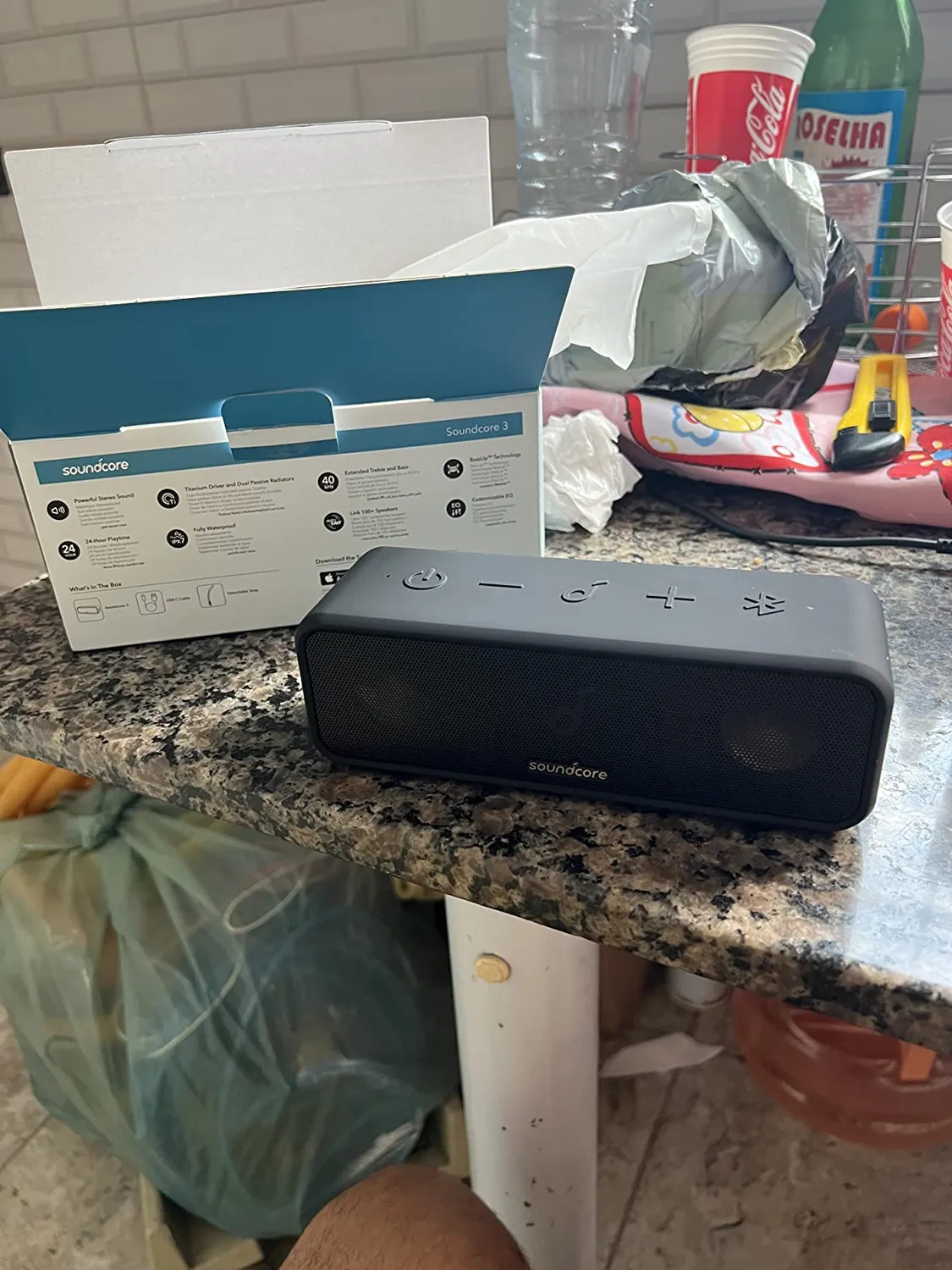 Soundcore 3 A3117 enceinte Bluetooth noire IPX7
