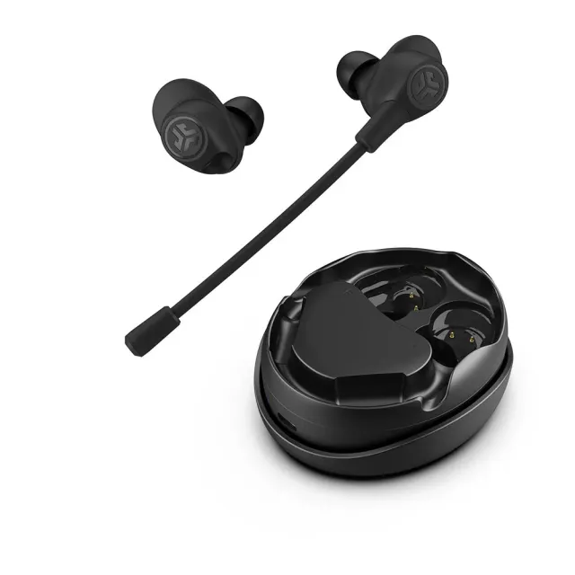 JLab Work Buds écouteurs noir micro perche détachable
