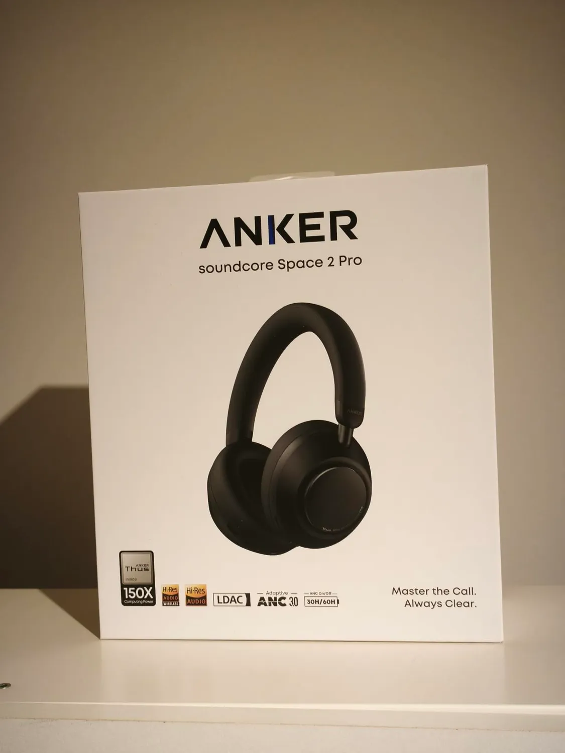 Soundcore Space 2 Pro casque gris crépuscule ANC