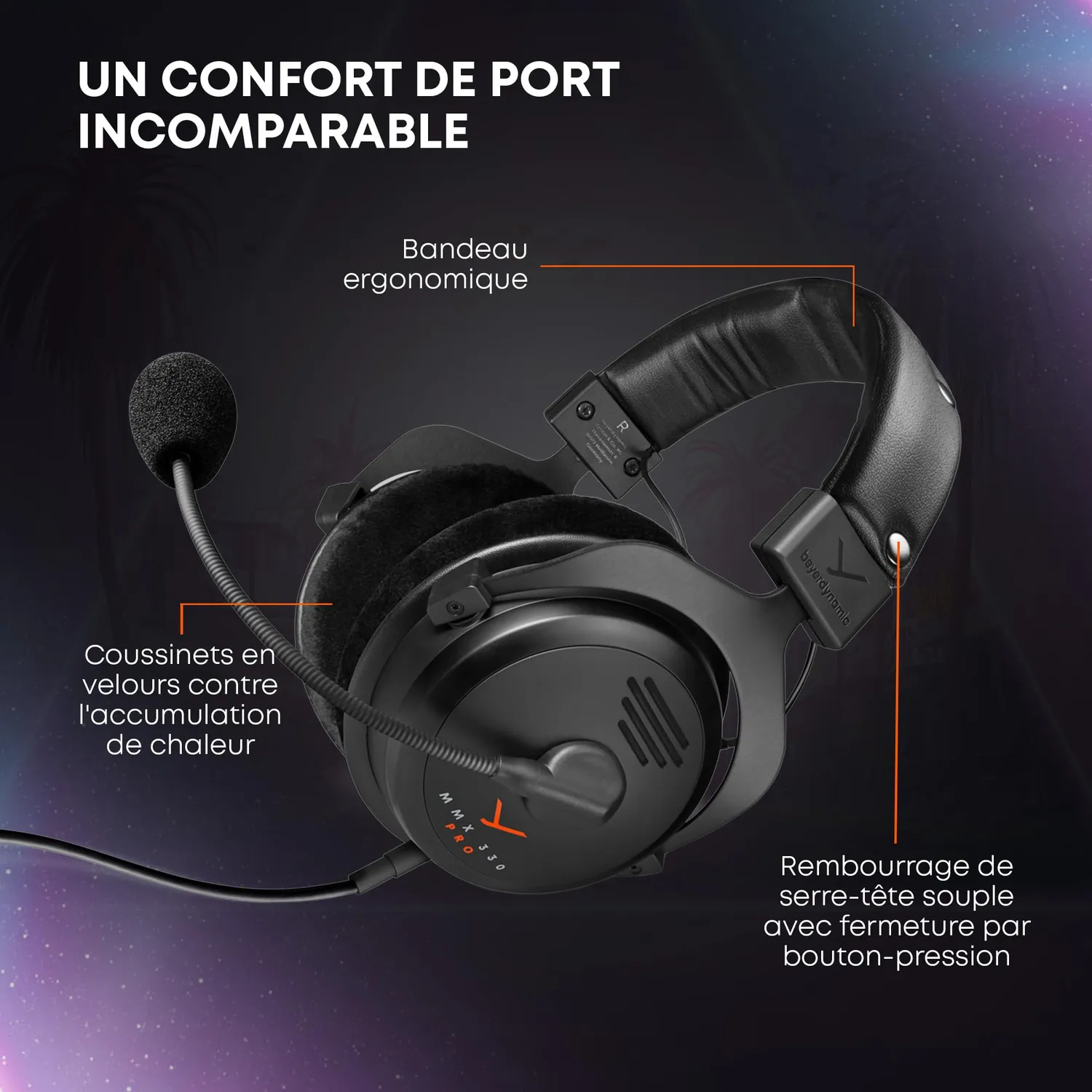 beyerdynamic MMX 330 Pro casque gaming ouvert filaire