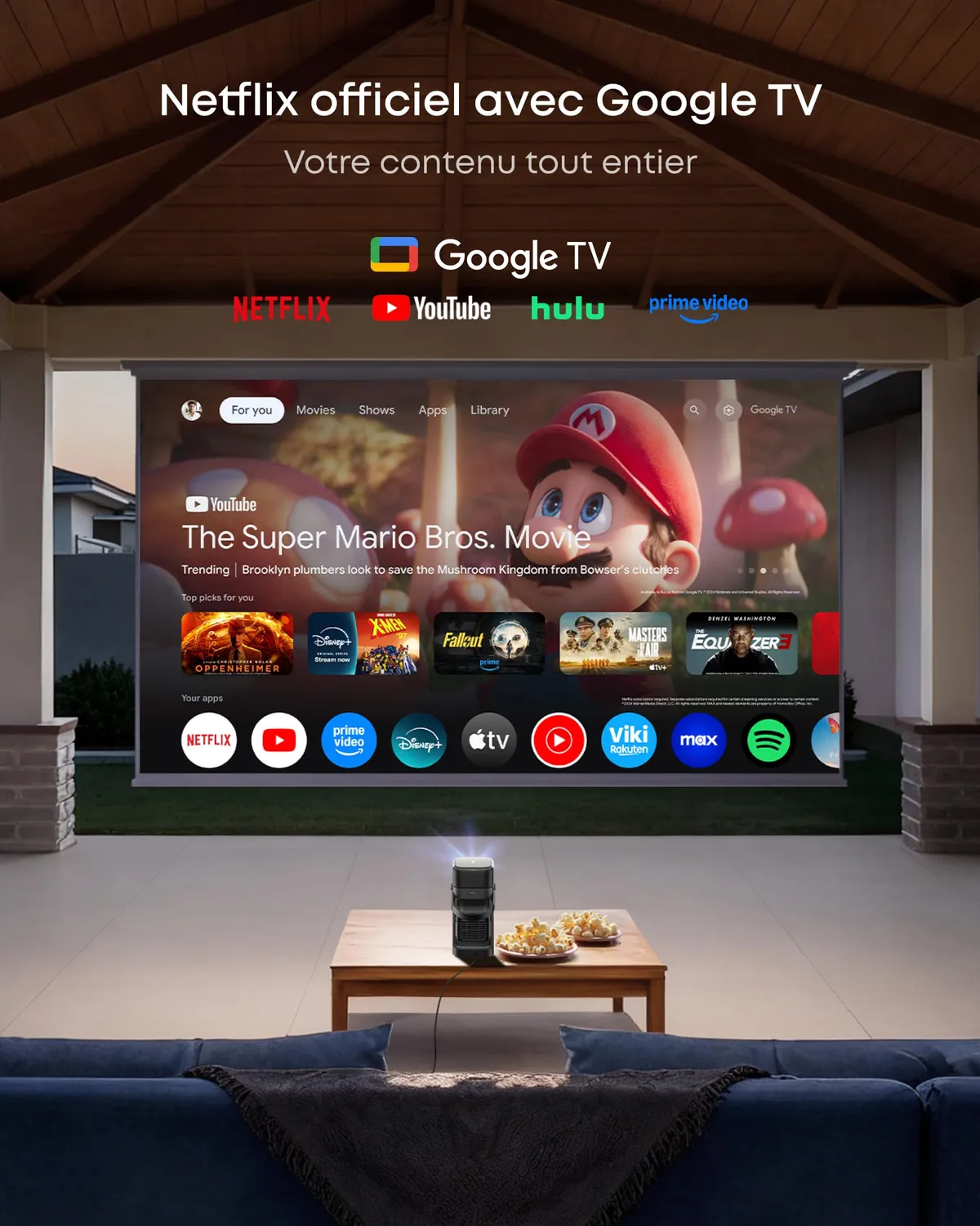 soundcore Nebula P1 vidéoprojecteur portable 1080p 180"
