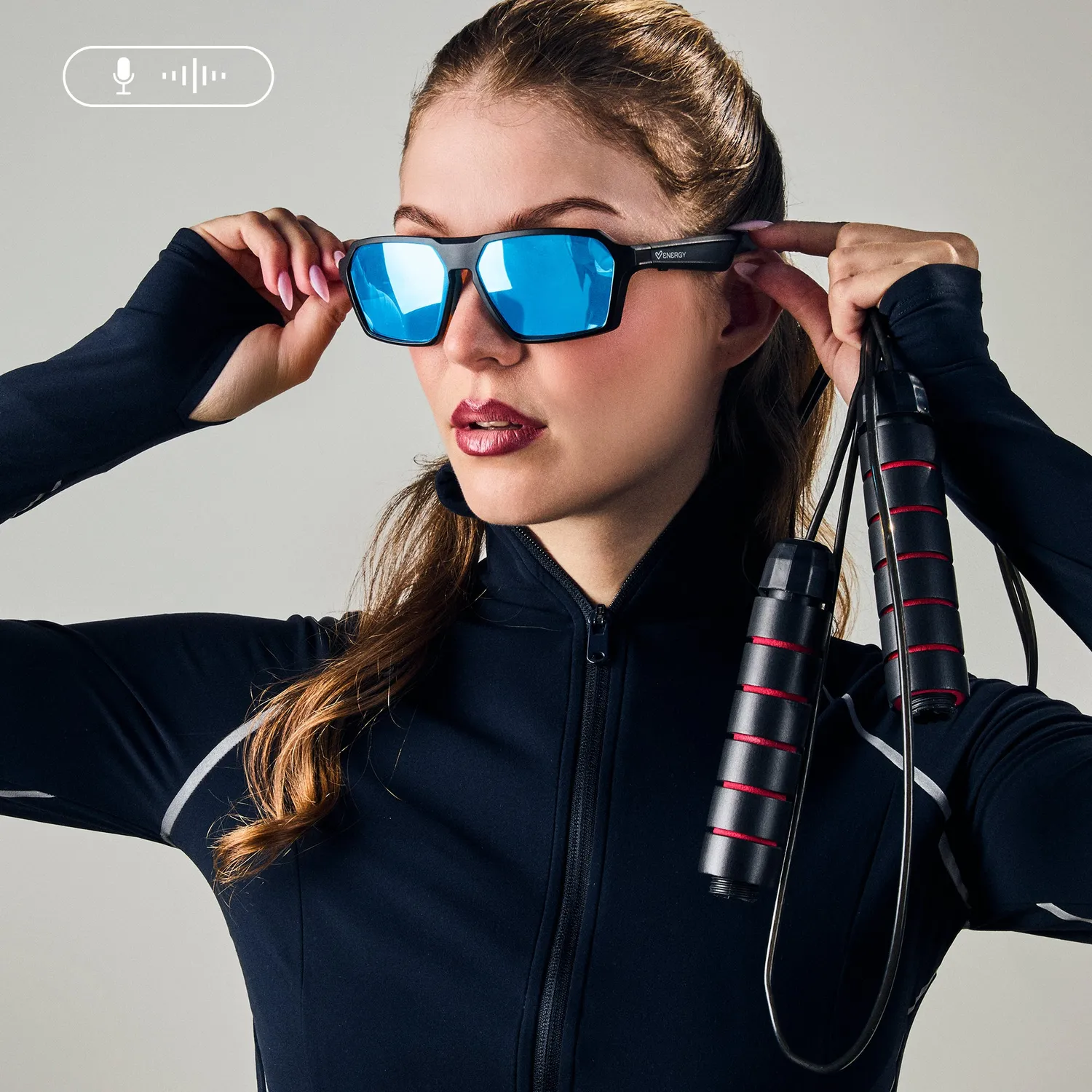 Energy Sistem FlowBeat Sport lunettes audio Bluetooth noires