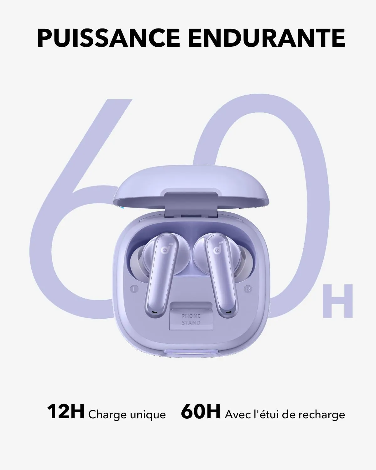 Soundcore by Anker P40i écouteurs bluetooth violet ANC