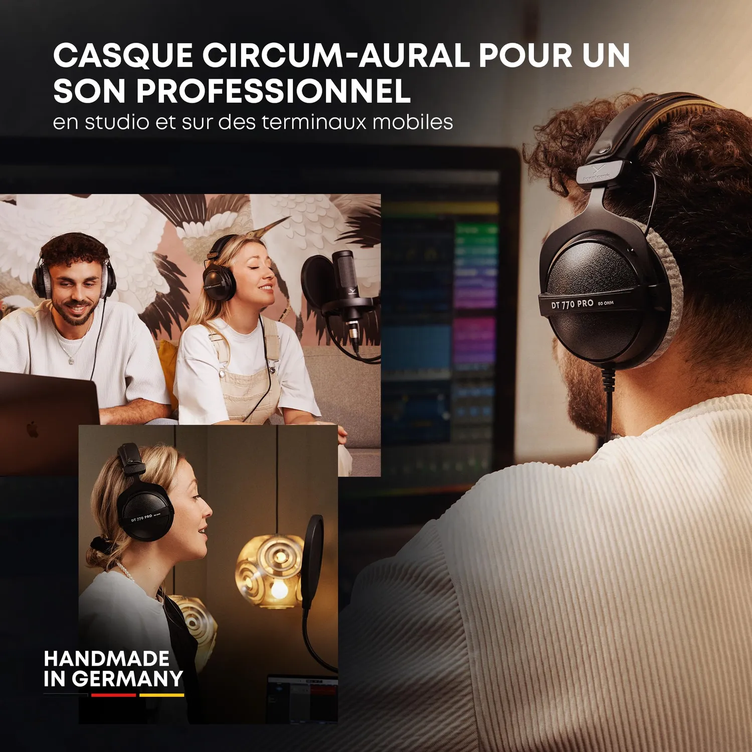 beyerdynamic DT 770 Pro 80 Ohm casque noir gris fermé