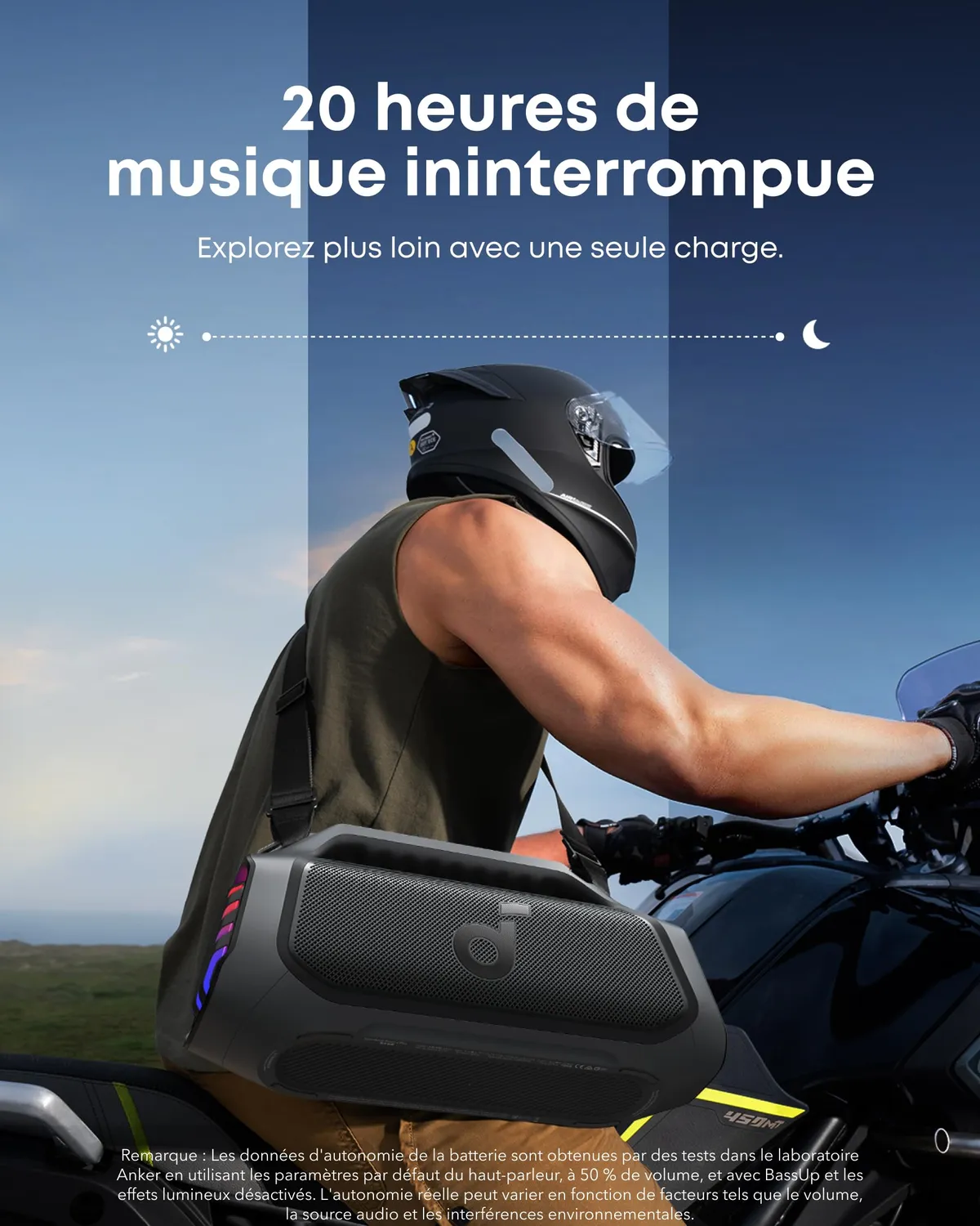 Soundcore Boom 2 Plus enceinte Bluetooth noir minuit 140W