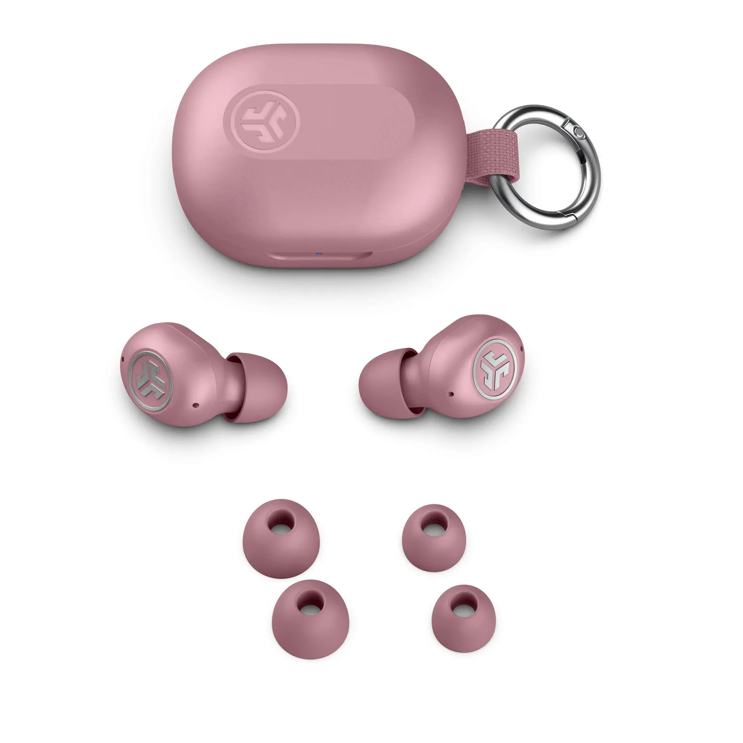 JLab JBuds Mini ANC écouteurs rose pastel mini